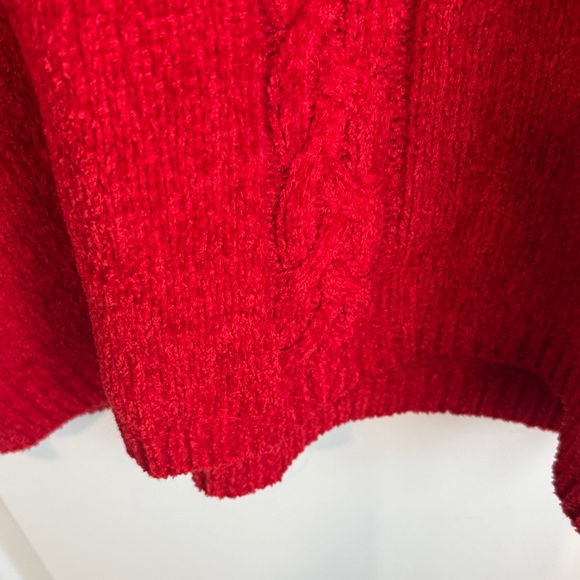 Christina Vibrant Red Cowl Neck Sweater - Picture 3 of 7